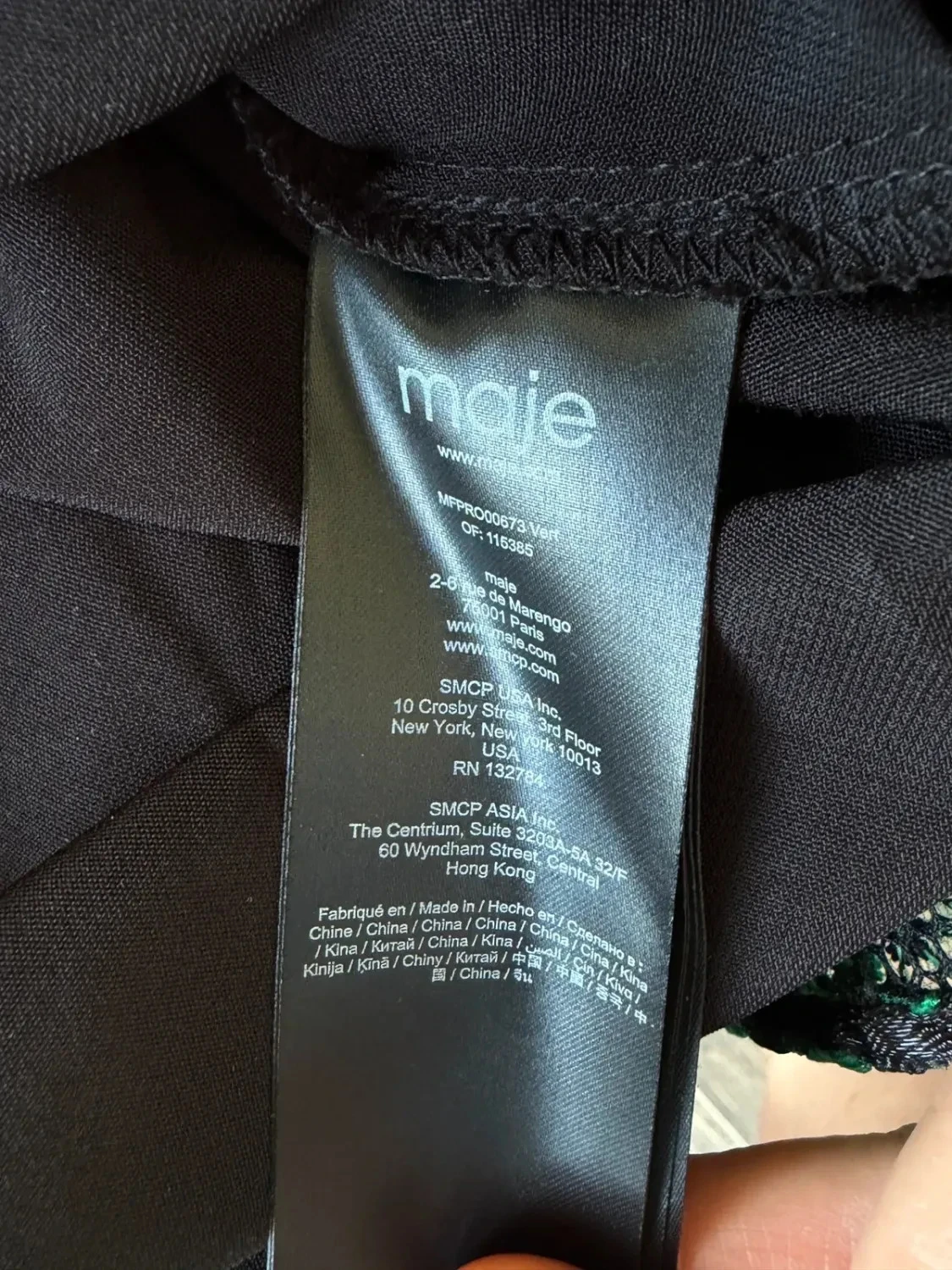 Vestido Maje de encaje verde T40 patinador perfecto – photo 5